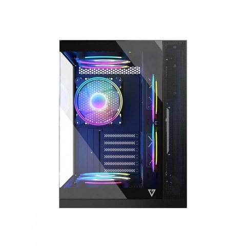 Obudowa komputerowa Volcano Panorama APEX ARGB 5F MIDI szara MODECOM