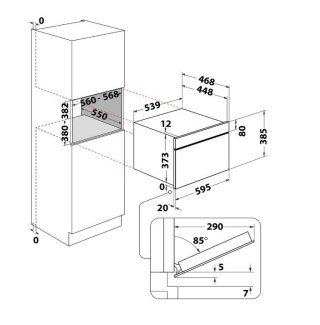 Kuchnia mikrofakowa WMD44MX Whirlpool
