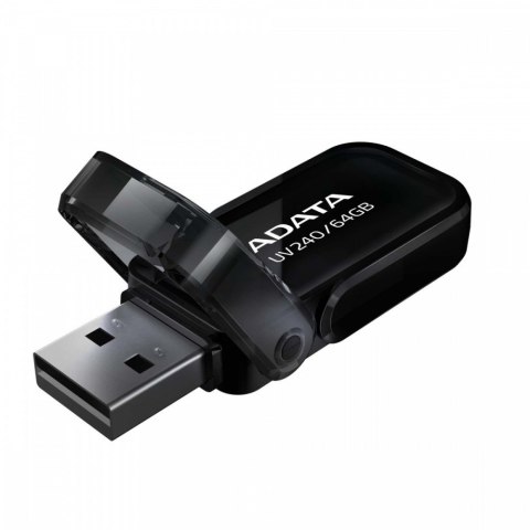 Pendrive UV240 64GB USB 2.0 Czarny Adata