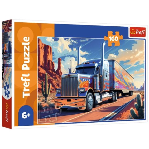 Puzzle - 160 - Ciężarówka w trasie - Trefl 15413 Trefl Puzzle