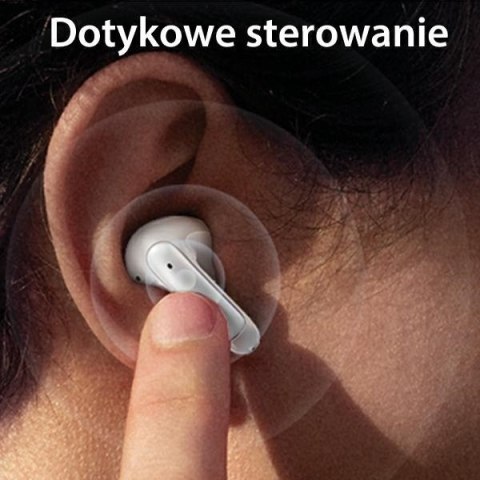 Słuchawki Bluetooth TWS 5.3 X-Don Series Dual microfon ENC czarne USAMS