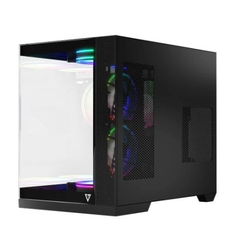 Obudowa komputerowa Volcano Panorama APEX ARGB 3F MIDI szara MODECOM