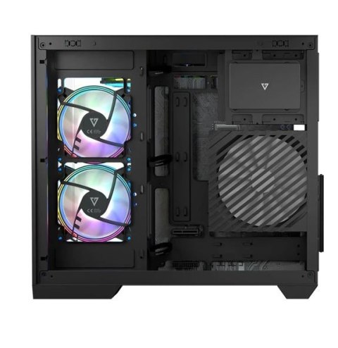 Obudowa komputerowa Volcano Panorama APEX ARGB 3F MIDI szara MODECOM