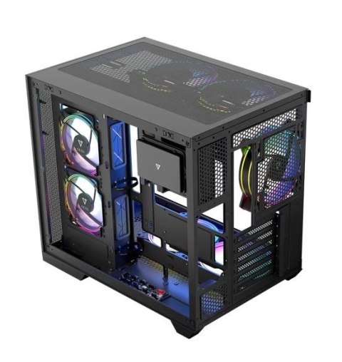 Obudowa komputerowa Volcano Panorama APEX ARGB 3F MIDI szara MODECOM