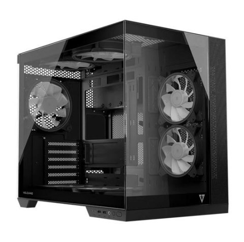 Obudowa komputerowa Volcano Panorama APEX ARGB 3F MIDI szara MODECOM