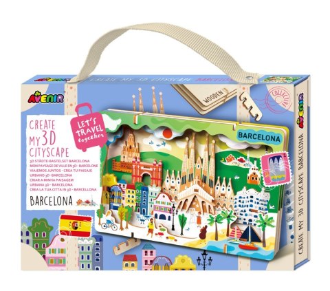 Puzzle Stwórz pejzaż miejski 3D - Barcelona MG DYSTRYBUCJA