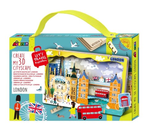 Puzzle Stwórz pejzaż miejski 3D - Londyn MG DYSTRYBUCJA