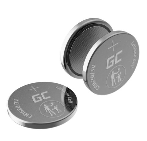 Bateria Guzikowa Litowa 10x CR1620 3V 70mAh Green Cell