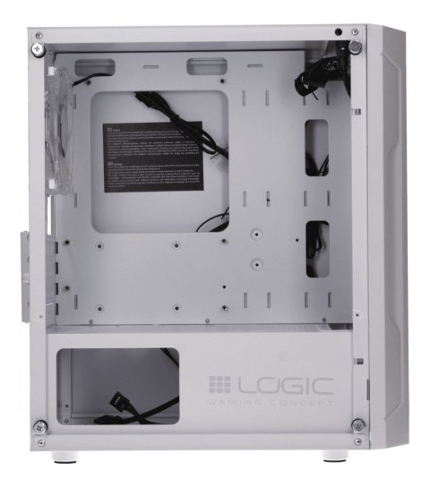 Obudowa Komputerowa Logic Aramis ARGB Mini USB 3.0 Biała Logic Concept