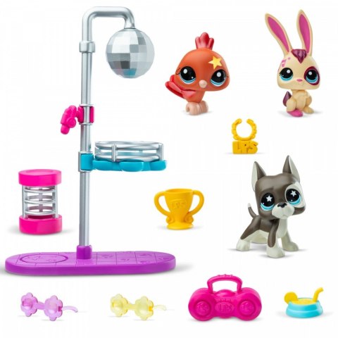 Zestaw figurek Littlest Pet Shop G7 S3 Disco z 3 figurkami Tm Toys