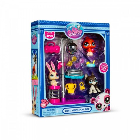 Zestaw figurek Littlest Pet Shop G7 S3 Disco z 3 figurkami Tm Toys