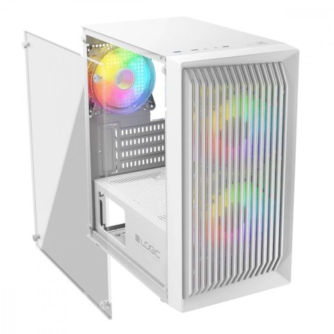 Obudowa Komputerowa Logic Atos ARGB Mini USB 3.0 Biała Logic Concept