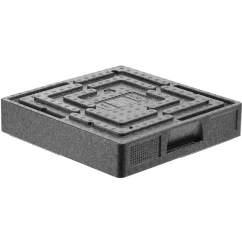 Pojemnik cateringowy termiczny do przewożenia żywności SALTO wew. 35x35x4.5cm 5L Hendi