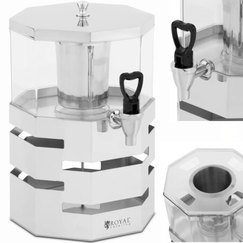 Dyspenser dozownik chłodzący bufetowy do soków napojów 4 l Royal Catering