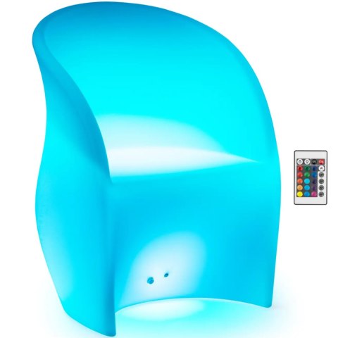 Fotel klubowy barowy podświetlany LED 80 x 60 cm Royal Catering