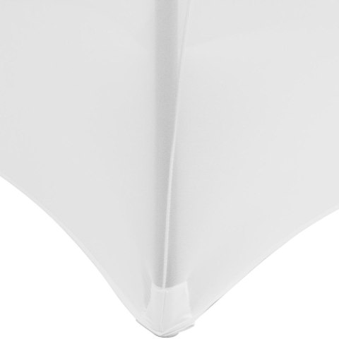 Pokrowiec elastyczny uniwersalny na stół owalny śr. 150 cm biały Royal Catering
