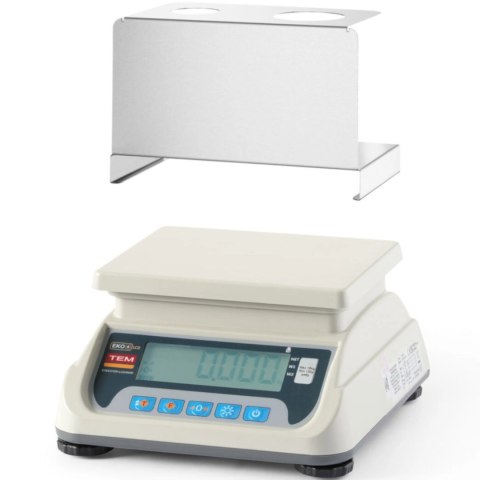 Waga do odmierzania porcji lodów z legalizacją M RS232 LCD 20 g - 6 kg / 2g TEM
