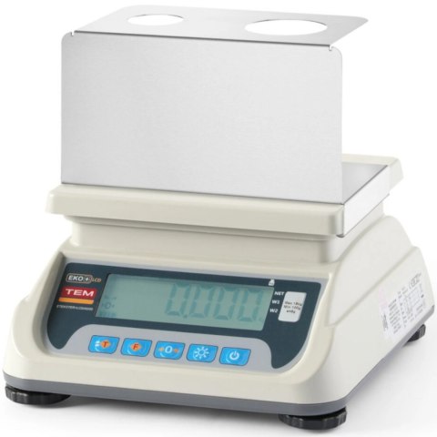 Waga do odmierzania porcji lodów z legalizacją M RS232 LCD 20 g - 6 kg / 2g TEM