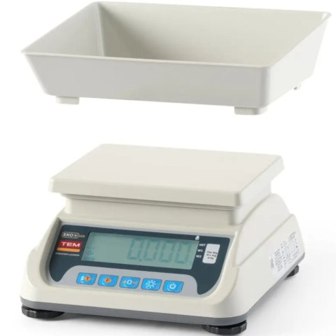 Waga handlowa kuchenna z legalizacją M LCD RS232 ECO+ 15 kg / 5 g TEM
