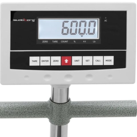 Waga platformowa magazynowa kontrolna 50 x 60 cm 600 kg / 0.1 kg Steinberg Systems