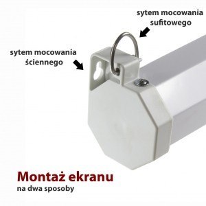 Ekran elektryczny 16:9 119" 264x147cm z pilotem FS-119 16:9 ART