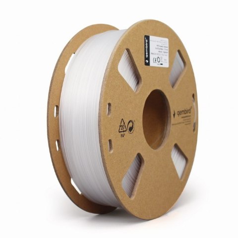 Filament drukarki 3D PETG/1.75mm/1kg/biały Gembird