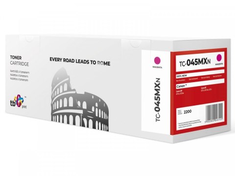 Toner do Canon LBP 610C 045H TC-045MXN MA 100% nowy TB Print