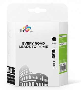 Tusz do Brother MFC-J2330DW BK TBB-LC3619B 100% nowy TB Print