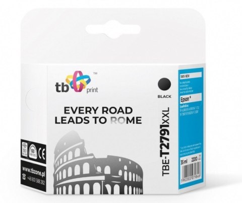 Tusz do Epson WF-3620 TBE-T2791XXL czarny 100% nowy TB Print
