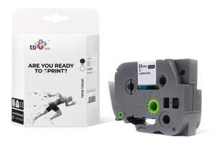 Taśma TBTB-TZE251 Brother Czarny na Białym 24x8mm 1szt. TB Print
