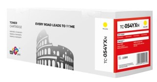 Toner do Canon LBP 620C 054H TC-054YXN żółty 100% nowy TB Print
