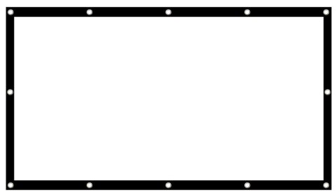 Ekran projekcyjny 84 cale MC-980 186x100cm obramowanie 25mm Maclean