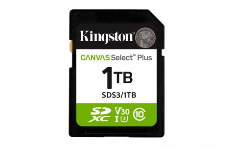 Karta pamięci SD 1TB Canvas Select Plus Gen3 150MB/s Kingston