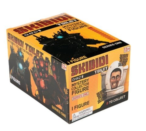 Skibidi Toilet - Display 9 sztuk Tajemnicze figurki Cobi