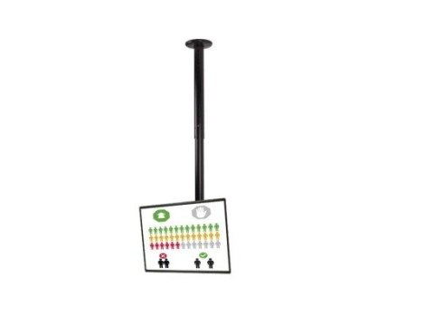 Teleskopowy uchwyt sufitowy BT8420/B B-Tech AV Mounts