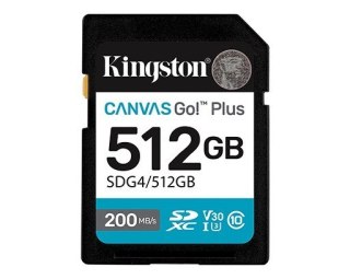 Karta SD 512GB Canvas Go Plus 200/160 MB/s C10 U3 V30 Kingston