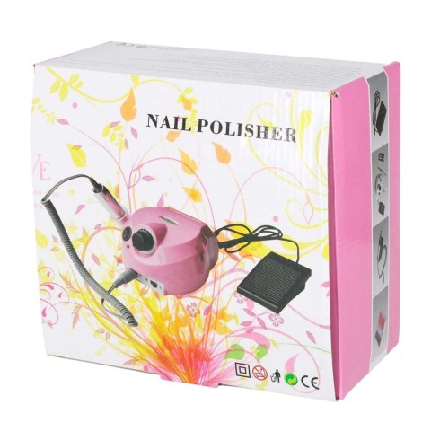 Frezarka do paznokci elektryczna 65W manicure pedicure 6 końcówek frezy Kik Sp. z o. o. Sp. k.