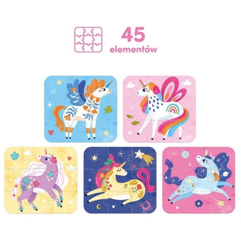 Puzzle - Baśniowe jednorożce CzuCzu