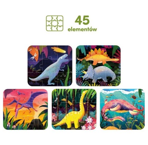 Puzzle - Fantastyczne dinozaury CzuCzu