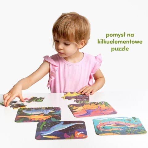 Puzzle - Fantastyczne dinozaury CzuCzu