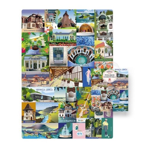 Puzzle Puzzlove Polskie uzdrowiska 500 elementów CzuCzu
