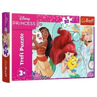 Puzzle - 30 - Piękne i odważne - Disney Princess - Trefl 18323 Trefl Puzzle