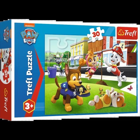 Puzzle - 30 - Psiaki w Akcji - Psi Patrol - Trefl 18306 Trefl Puzzle