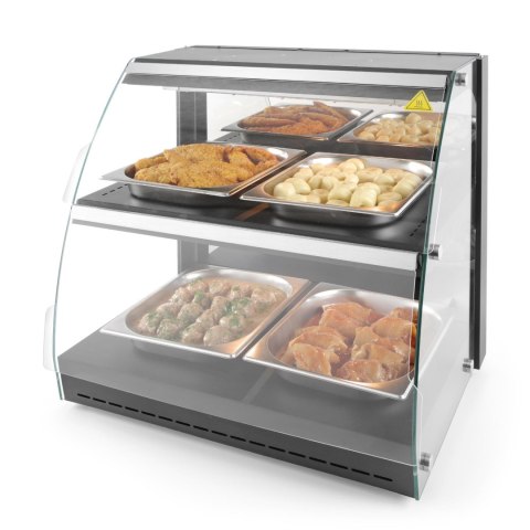 Witryna grzewcza do pogrzewania i prezentacji potraw kwarcowa szer. 650mm Hendi