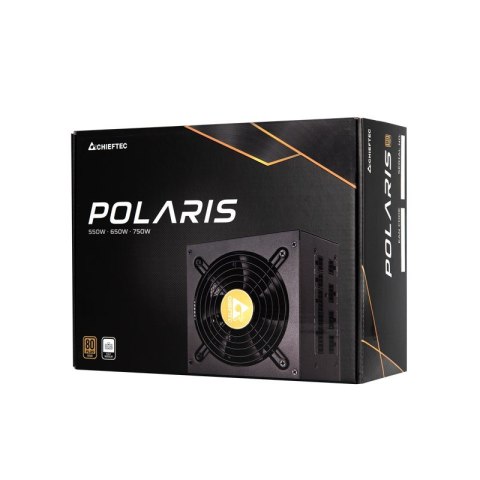 Zasilacz PPS-650FC 650W Polaris 80PLUS Gold Chieftec