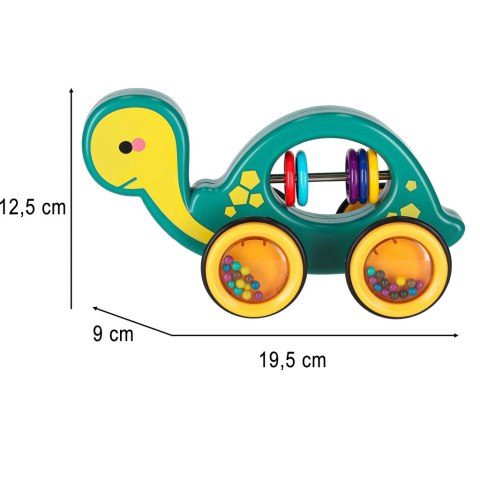 Żółwik do ciągania na sznurku zabawka sensoryczna mobilna grzechotka Kik Sp. z o. o. Sp. k.
