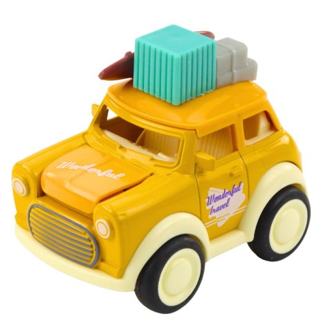 Autko Wycieczkowe Metalowe Podskakująca Maska Napęd Mix LEAN Toys