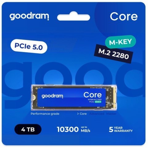 Dysk SSD Core 4TB Gen5 2280 9200/8100MB/s GOODRAM