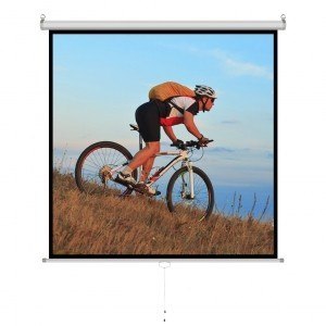 Ekran ręczny półautomat 1:1 70" 178x178cm MS-70 1:1 ART