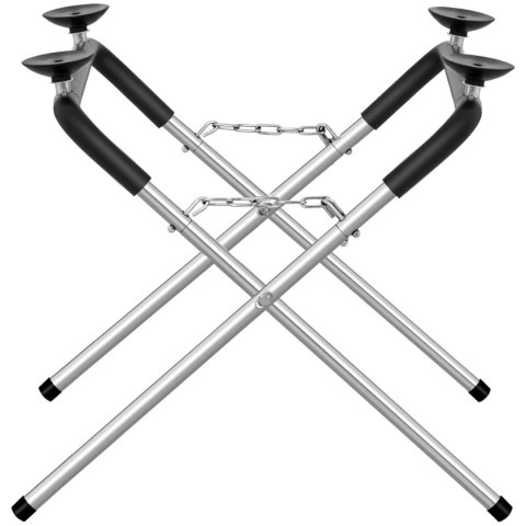 Stojak do montażu szyb samochodowych rozstawny z 4 przyssawkami do 300 kg MSW